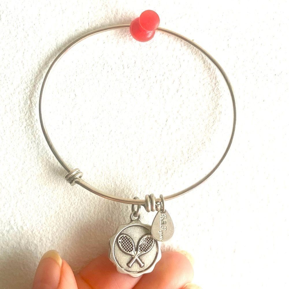 NWOT BellaRyann tennis lovers bangle silver color​